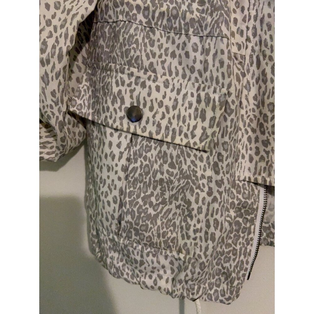 Joie Leopard Print Barker Utility Jacket Womens S… - image 8